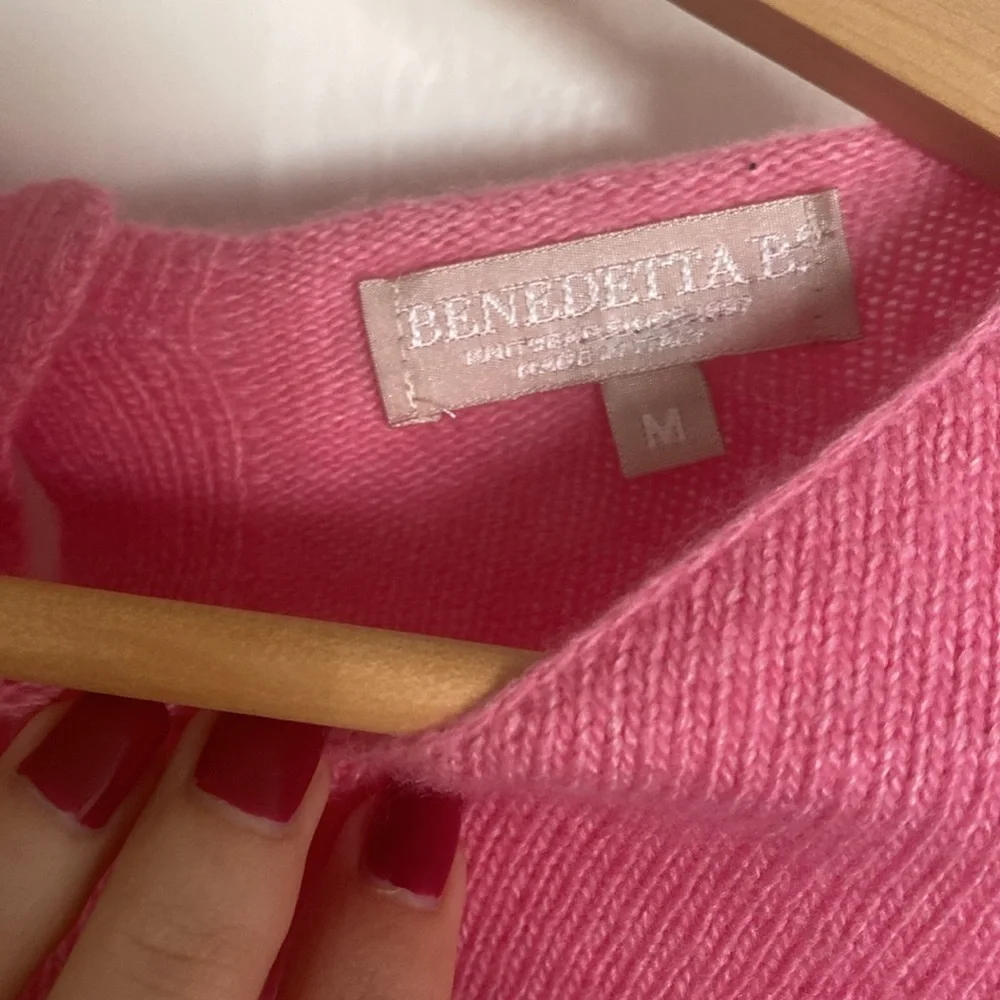 Raspberry Button Sweater - Picture 5 of 5